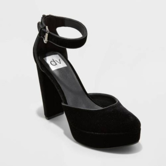 DV Velvet Heels - Picture 1 of 4